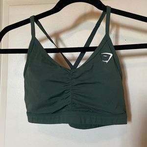 Gymshark green bra